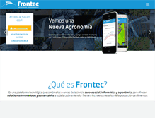 Tablet Screenshot of frontec.net